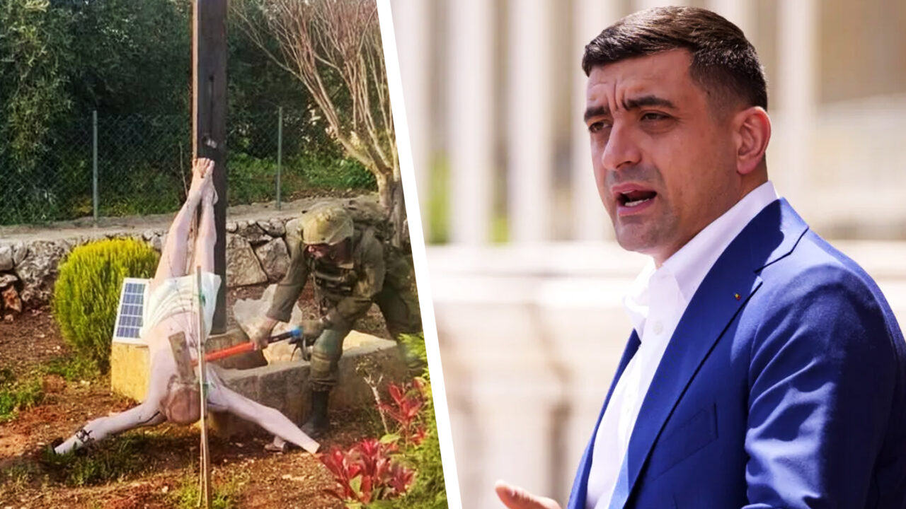 Prima reacție publică din România la distrugerea statuii lui Iisus Hristos, în Liban. Ce a spus George Simion
