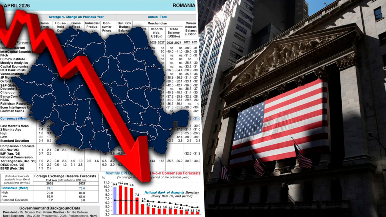 Bancherii din America pariază împotriva economiei României. Banca de investiții Goldman Sachs crede că va fi criză în 2026. Ce prognoze au instituțiile