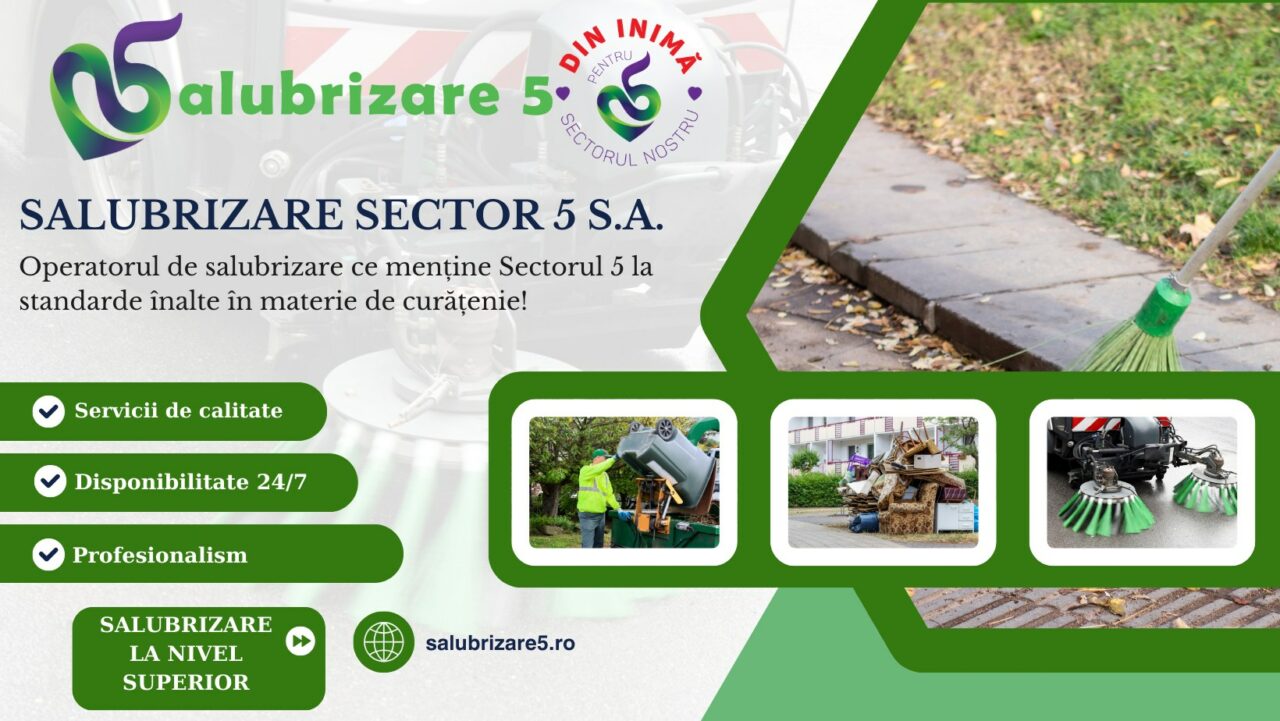 (P) Sectorul 5 derulează campania „Oraşul curat începe cu tine”