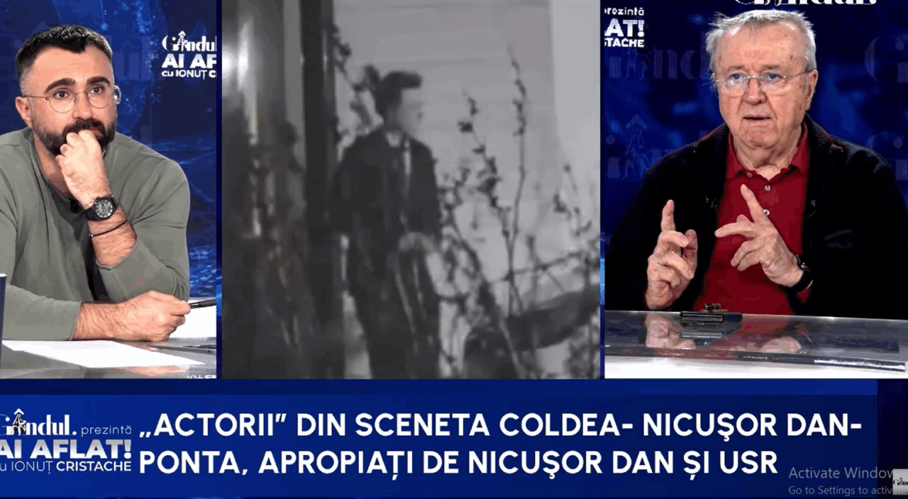 Sceneta filmării cu Ponta, Coldea și Nicușor Dan, demontată de Cristoiu. ”Mojicul a fost Nicușor Dan”