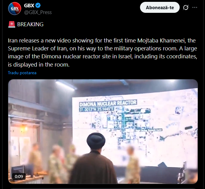 Un clip cu noul lider suprem al Iranului devine viral pe internet. Cum este înfățișat Mojtaba Khamenei și ce semnalează specialiștii în AI