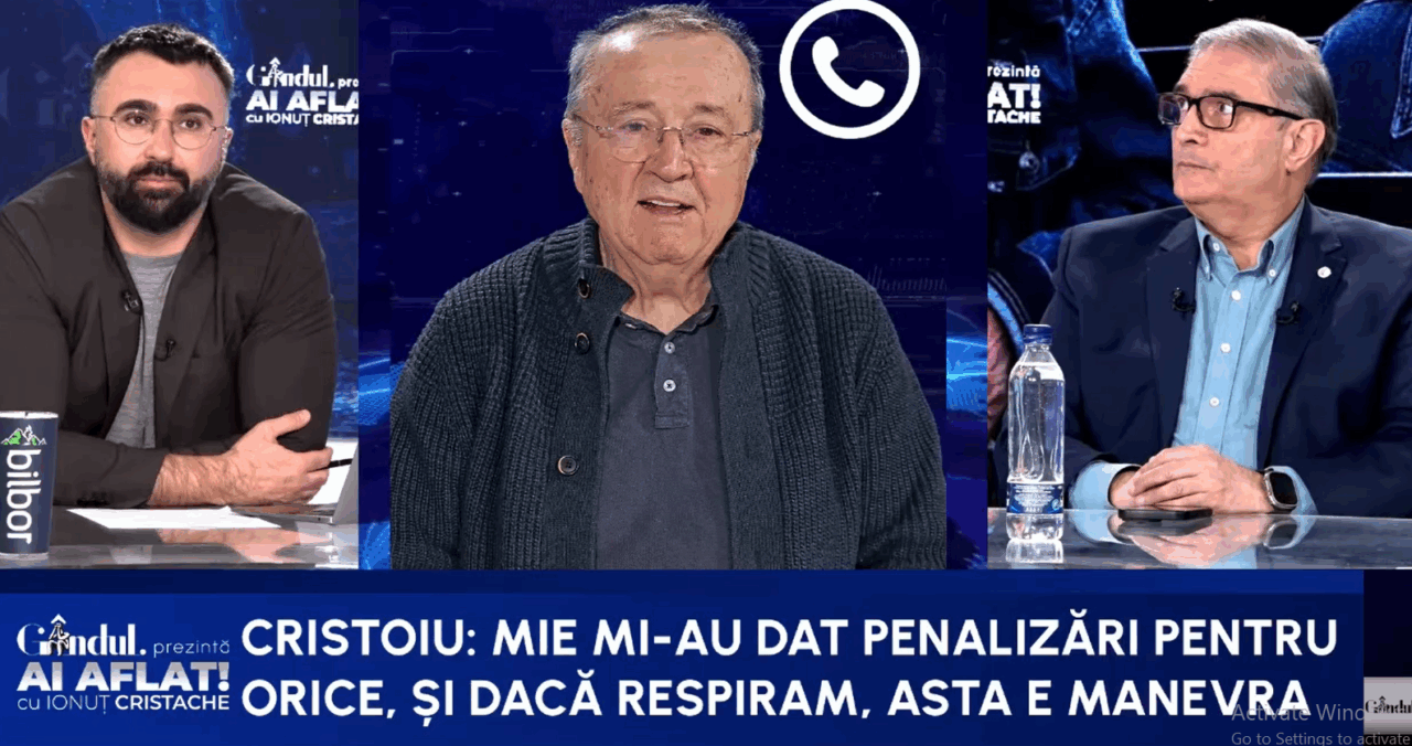 Cine e la butoanele CNA? Cristoiu: Nu mai ascultă de partide, ascultă de altcineva/Regimul nu suportă adevărul