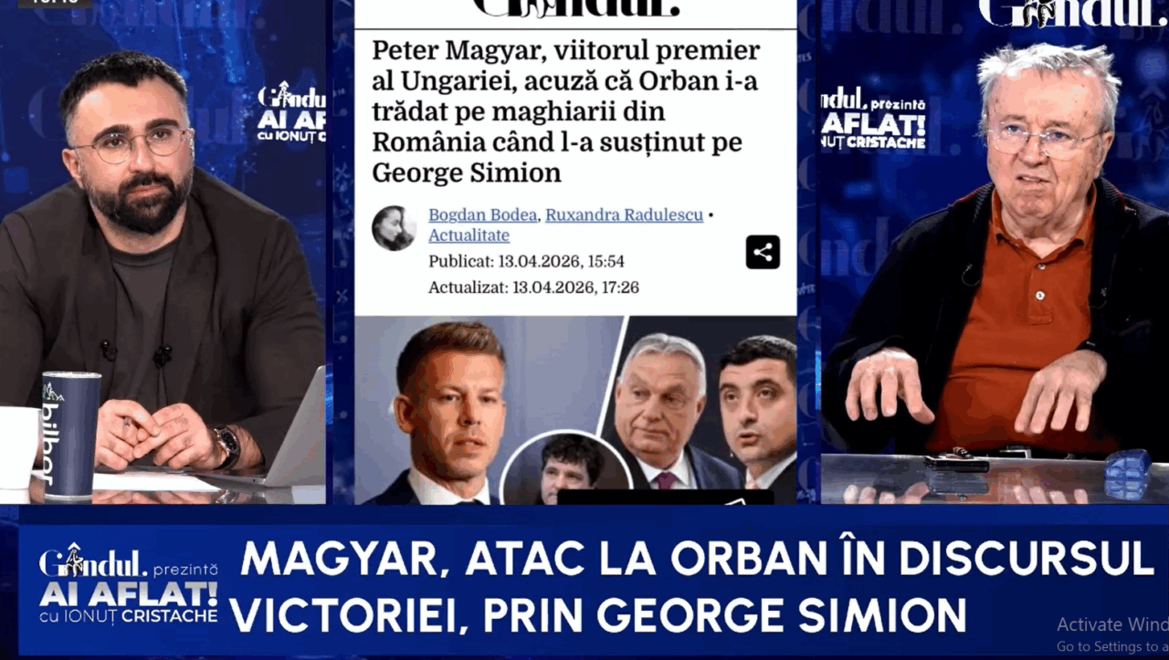 Semnal de alarmă în fața erei Peter Magyar. Cristoiu: Cel mai mare pericol pentru România este reînvierea iredentismului