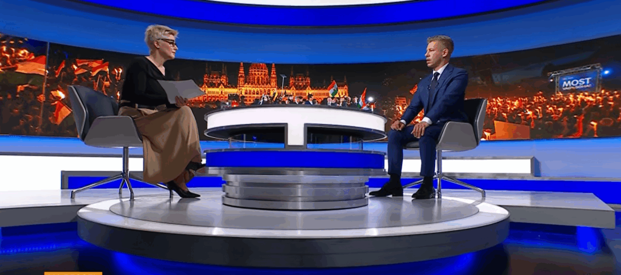 Peter Magyar a anunțat-o, în direct, pe o jurnalistă de la Televiziunea Publică că va rămâne fără loc de muncă: „Vom închide această fabrică de minciuni“