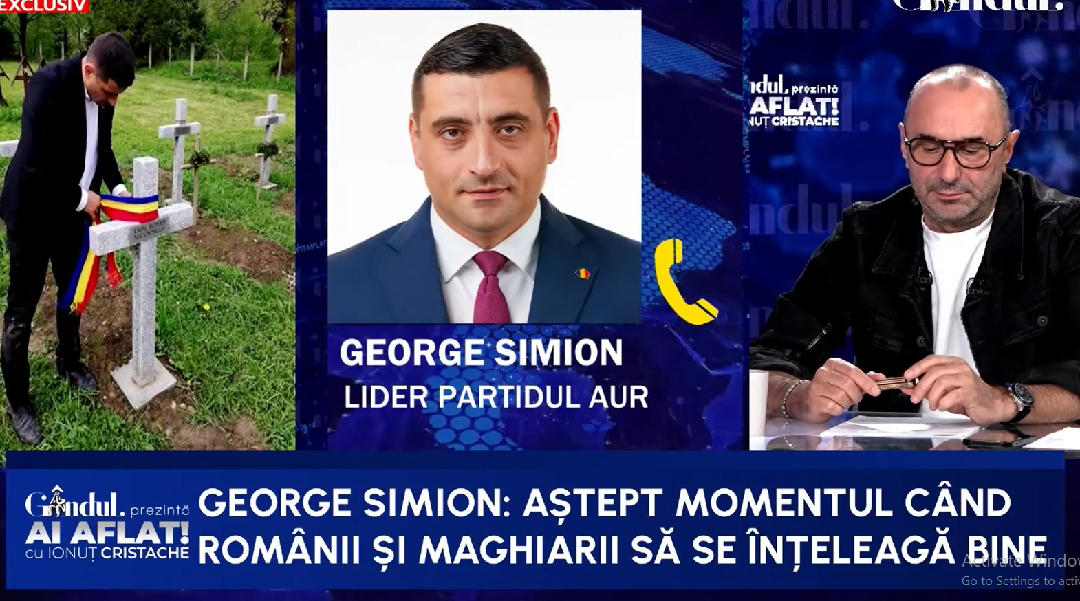 Conflicte între George Simion și Peter Magyar