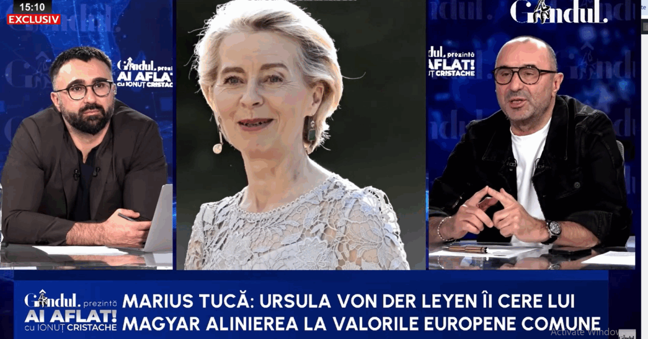 De ce pune Bruxelles-ul presiune pe Peter Magyar. Marius Tucă: Ursula a mirosit ceva/Valorile ei sunt cenzura și lipsa libertății de exprimare