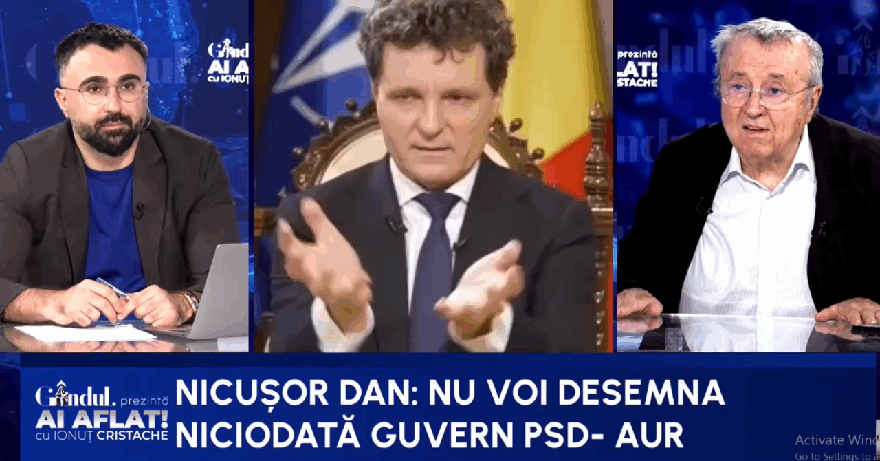 Cristoiu îl face praf pe Nicușor Dan, după declarațiile despre criza politică: „Nu știe ce vorbește/Dă și el din gură”