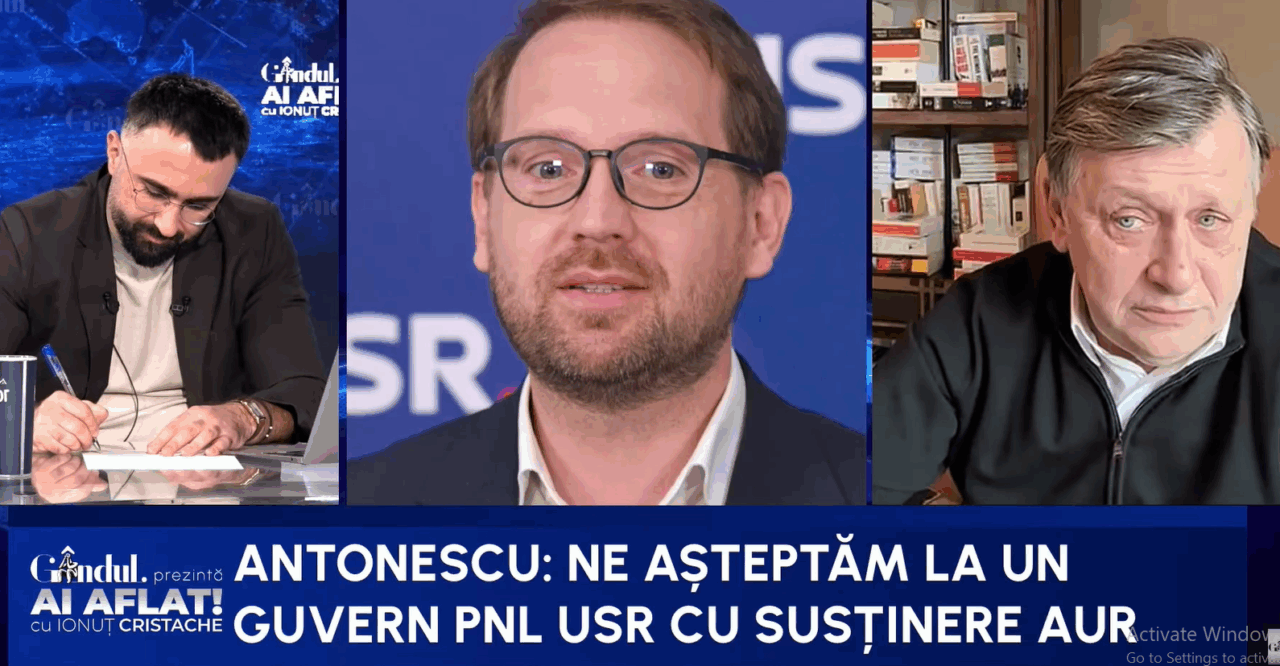 Antonescu: Suntem în plină comedie! USR conduce România și le mai ține piept Bolojan/A ajuns Nicușor mai puțin userist decât Bolojan