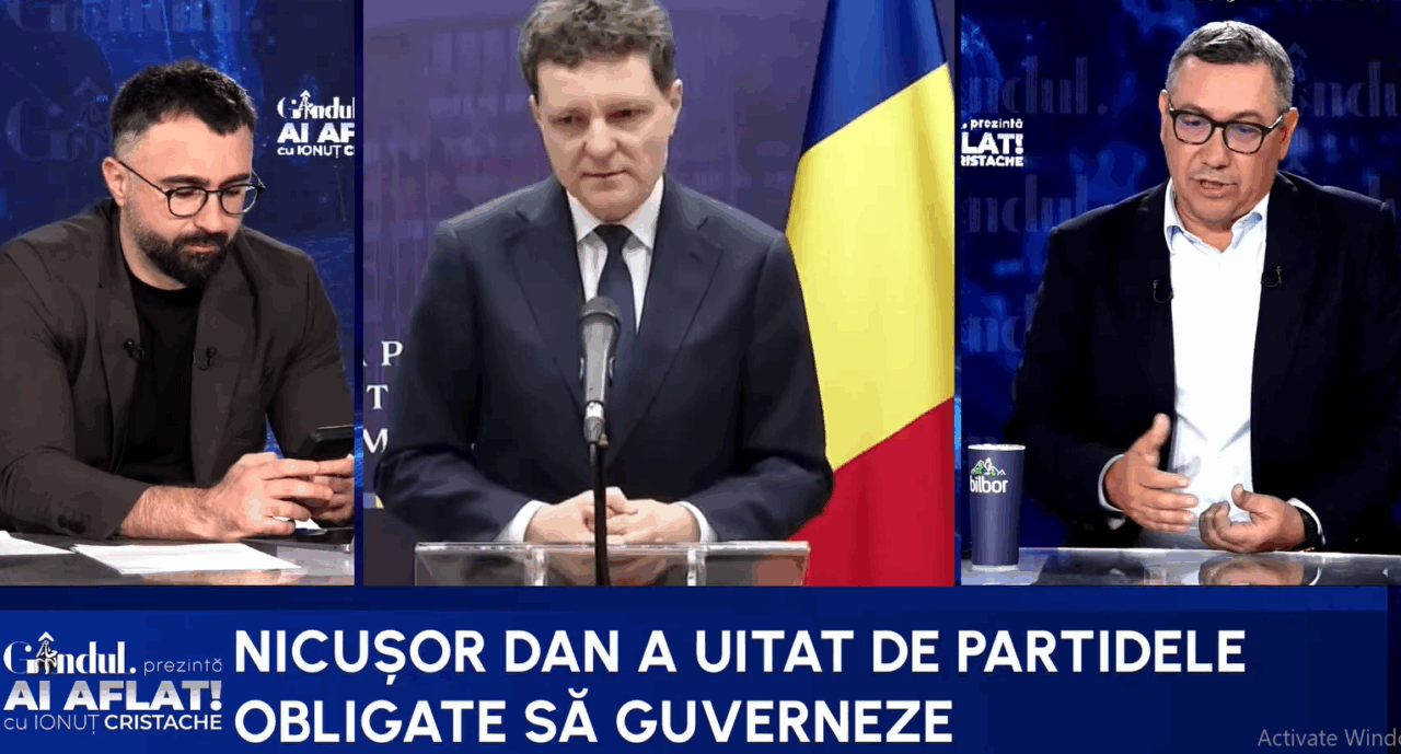 Ponta: Nicușor Dan le-a băgat USR pe gât/Le-a băgat pe dracu în casă/Nu te poți împăca cu dracu/Nu cred că va zice am greșit
