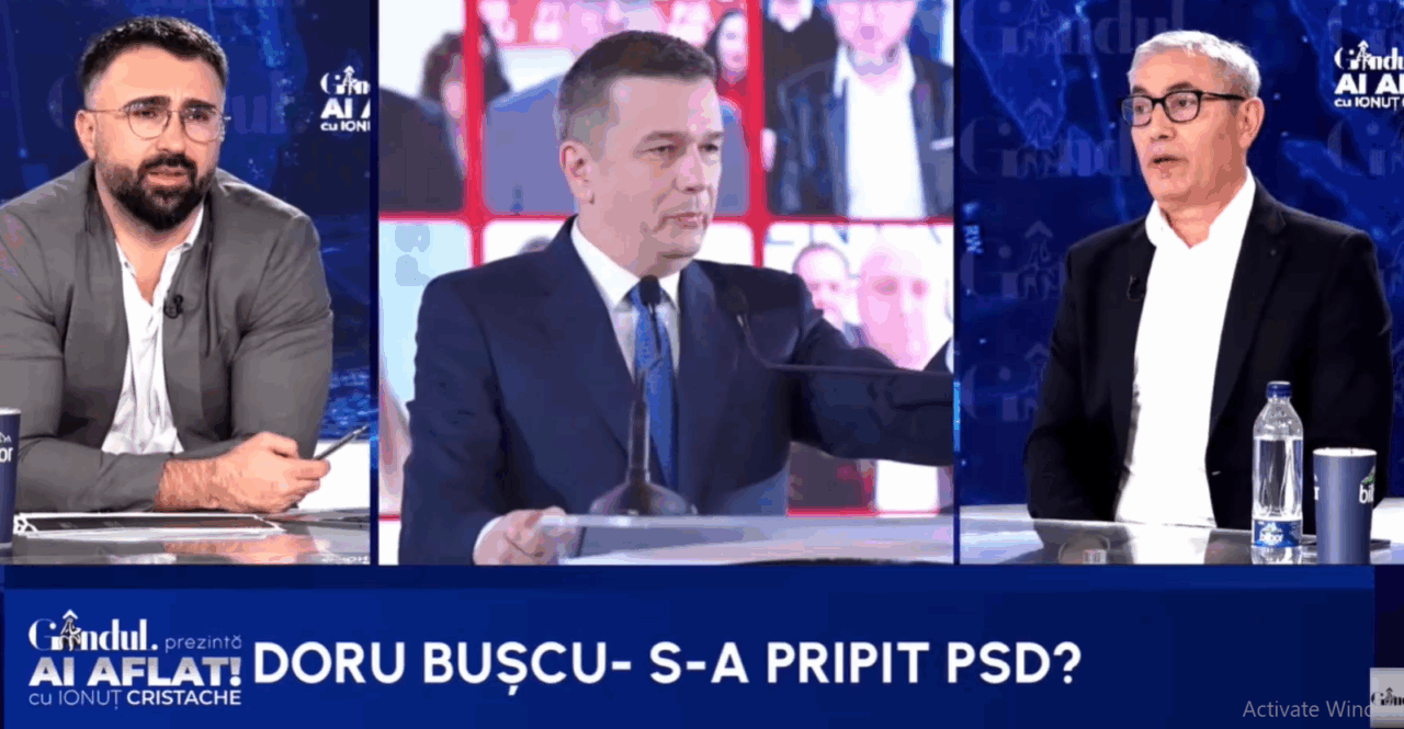 Doru Bușcu: PSD s-a grăbit și nu are un plan/În opoziție e AUR și e puternic