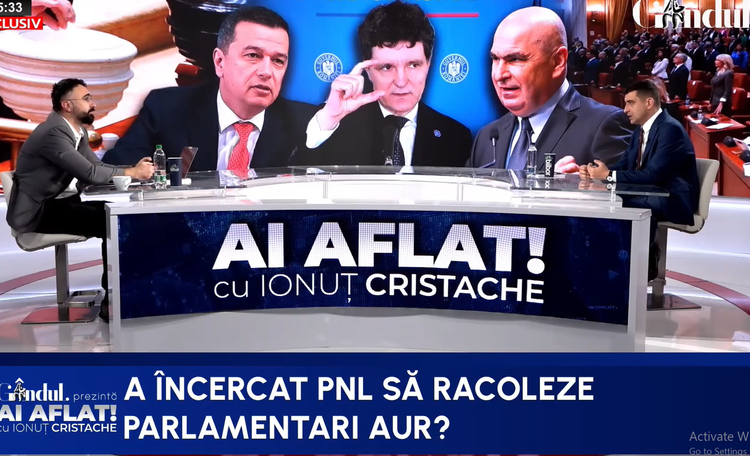 Simion dezvăluie discuții cu PNL și USR
