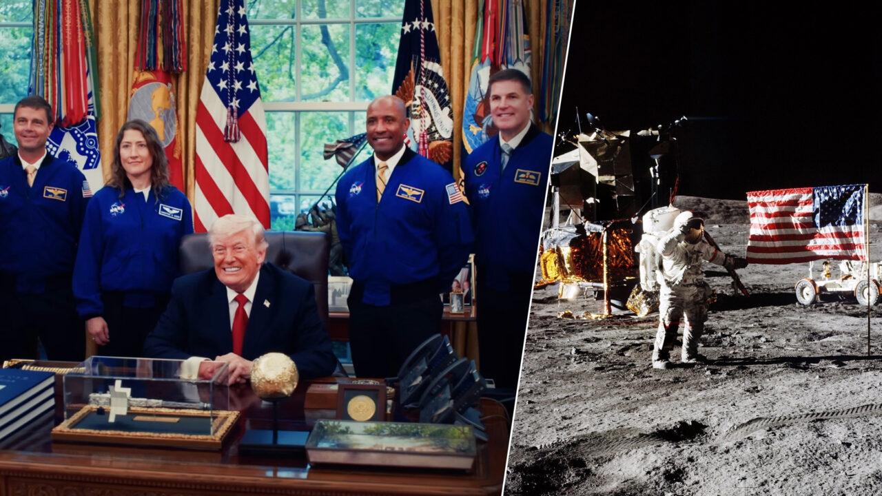 Trump vrea ca NASA să trimită din nou astronauți pe Lună înainte de terminarea președinției sale în 2029