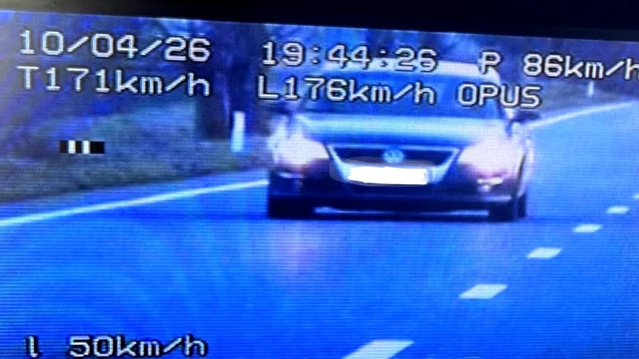 O șoferiță a fost prinsă cu o viteză record pe o șosea din Constanța. Motivul, i se ardeau cozonacii