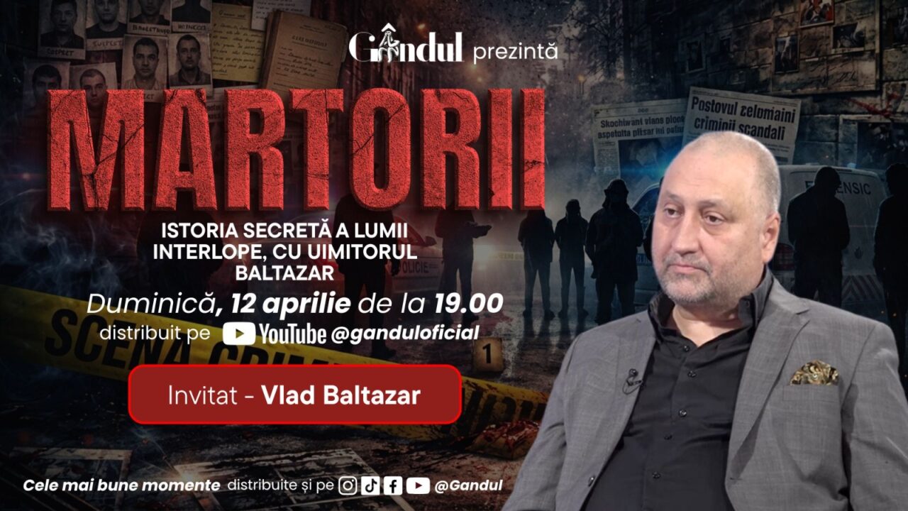 MARTORII prezintă, duminică, 12 aprilie, de la ora 19.00, istoria secretă a lumii interlope, cu uimitorul BALTAZAR
