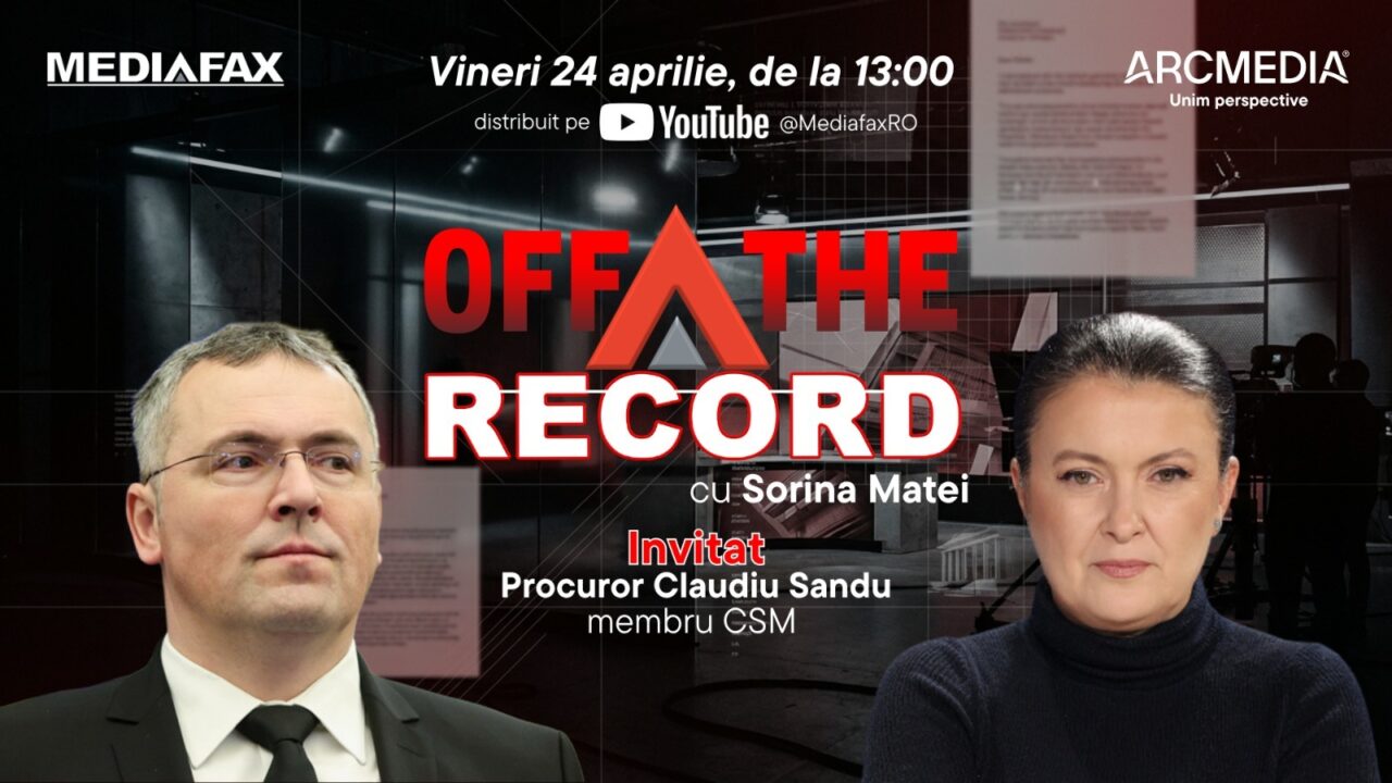 OFF The Record. Invitat: Procuror Claudiu Sandu, membru CSM