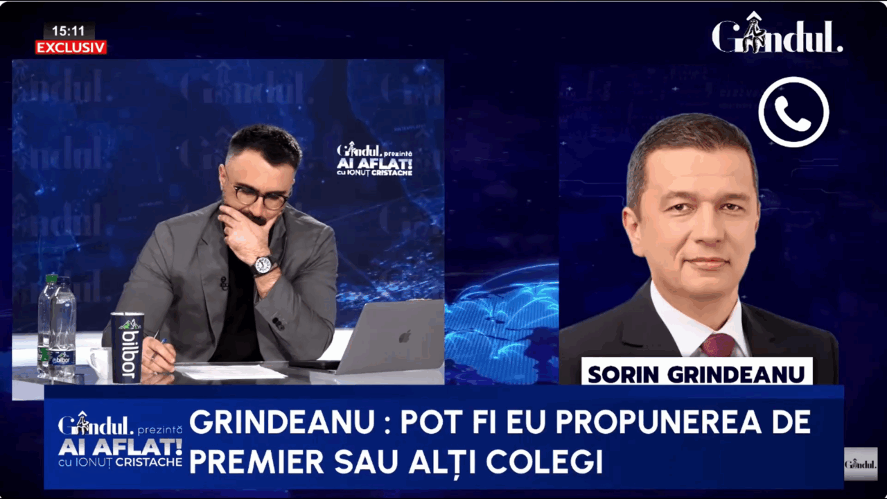 Sorin Grindeanu: „Ceea ce s-a întâmplat aseară, arată că Ilie Bolojan încearcă să-și ia pe persoană fizică PNL și USR”