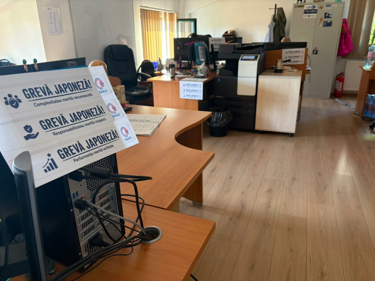 Sindicaliștii din Guvern au intrat în grevă japoneză. Ei cer plecarea Oanei Gheorghiu și a ministrului Irineu Darău