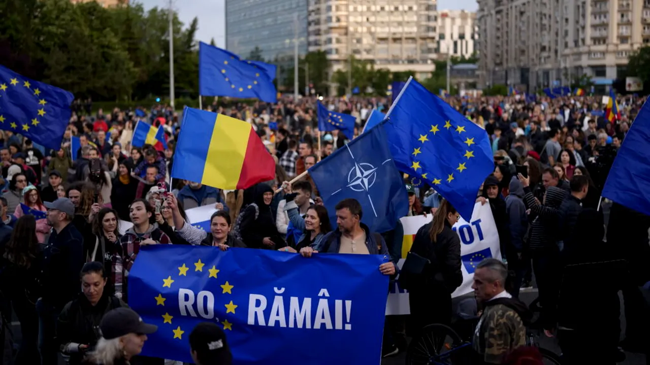 Marș pro-Europa în Capitală, pe 9 Mai, după ce Nicușor Dan a anulat ceremonia de Ziua Europei. Care este programul anunțat