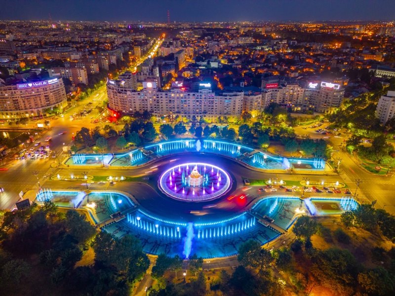 Se închide circulația în zona fântânilor din Piața Unirii, de miercuri. Care este motivul