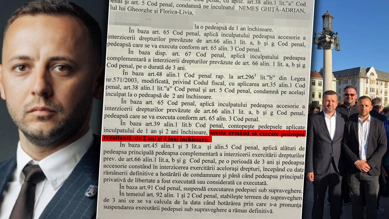 Un contrabandist cu țigări, condamnat la pușcărie, lângă mâna dreaptă a lui Bolojan din Oradea. A pus și el umărul la mitingul de susținere a premierului