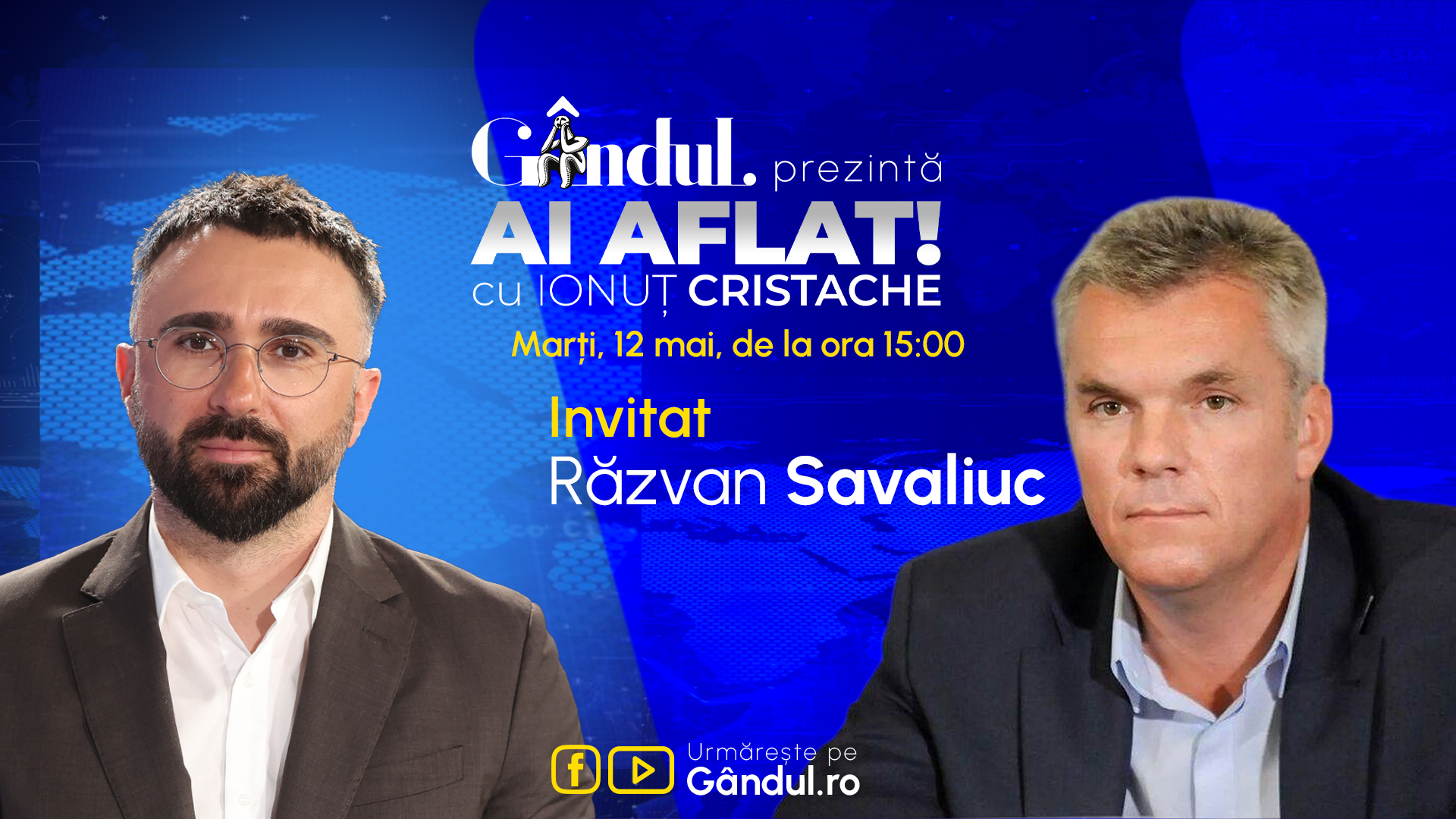 Marius Tucă Show, live pe Gândul
