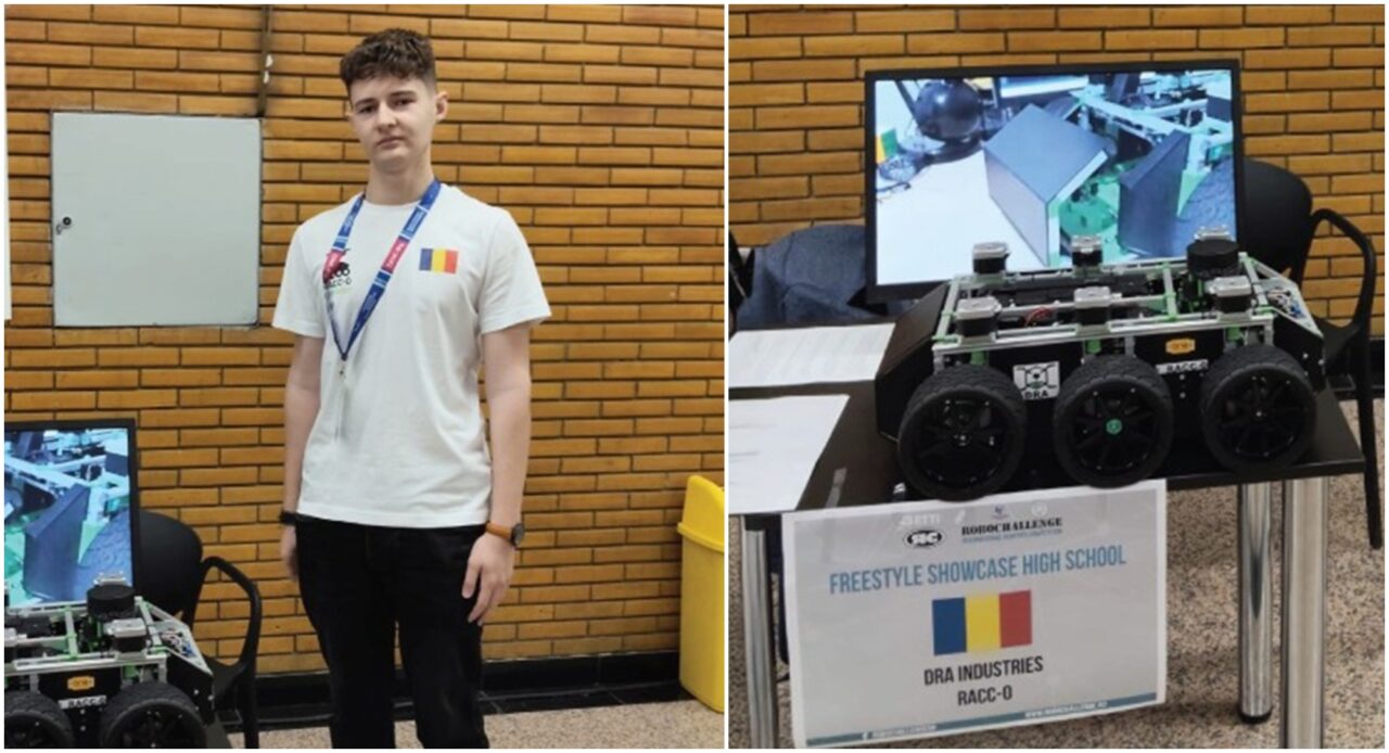 Geniu al roboticii la numai 17 ani. A luat premiul întâi la nivel internațional pentru o invenție care poate salva vieți