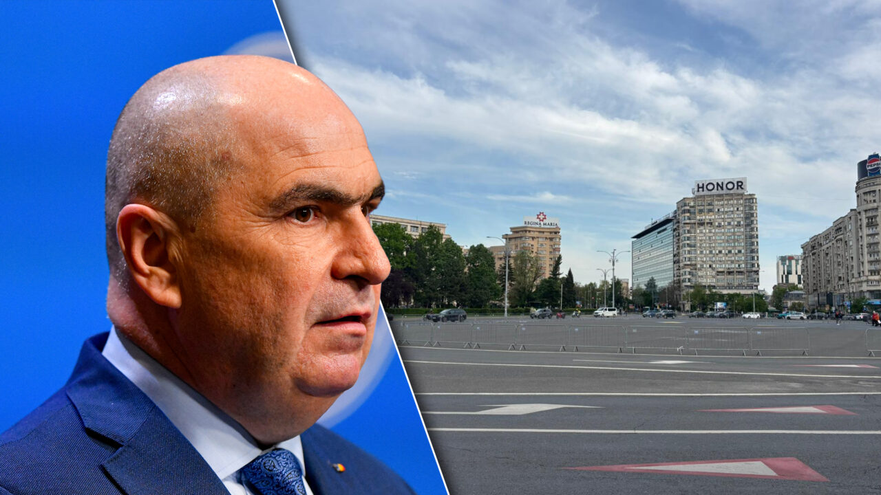 A doua zi de miting pro-Bolojan în Piața Victoriei. 23 oameni până la ora asta