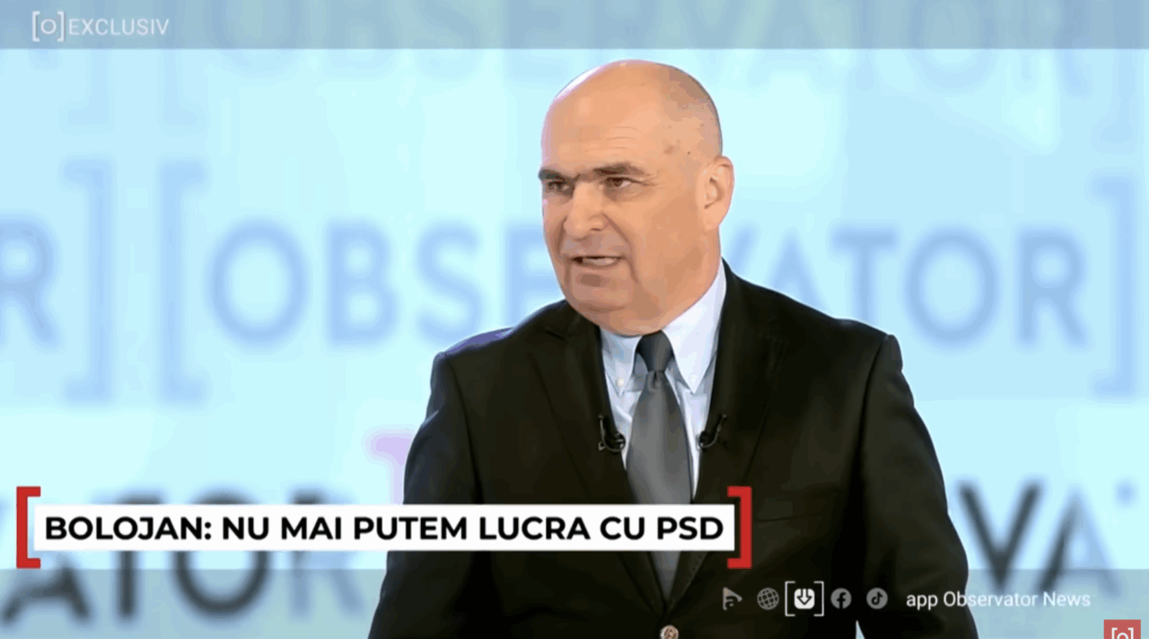 Interviul cu Ilie Bolojan de la Antena 1 – Observator a fost editat. Partea în care premierul anunța că toți oamenii PNL vor demisiona din funcțiile publice nu mai apare
