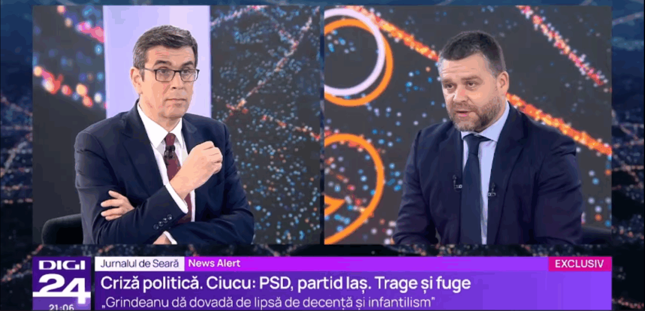 Ciprian Ciucu, după ce Sorin Grindeanu l-a numit „zombi politic” pe Ilie Bolojan: „Lipsă de decență, lipsă de respect, infantilism”