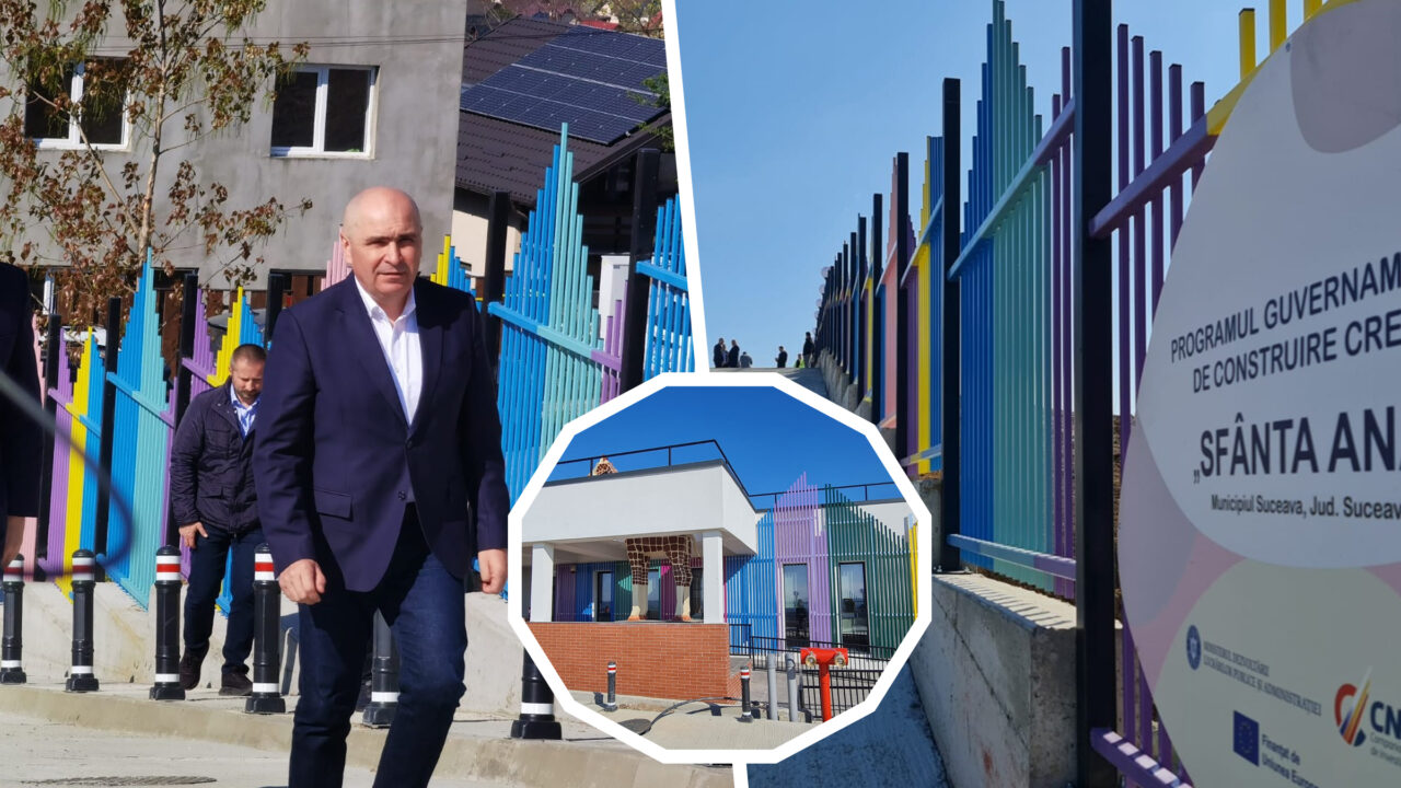 Premierul Bolojan “inaugurează” o creșă în Suceava, deși clădirea nu are utilități, curent sau apă