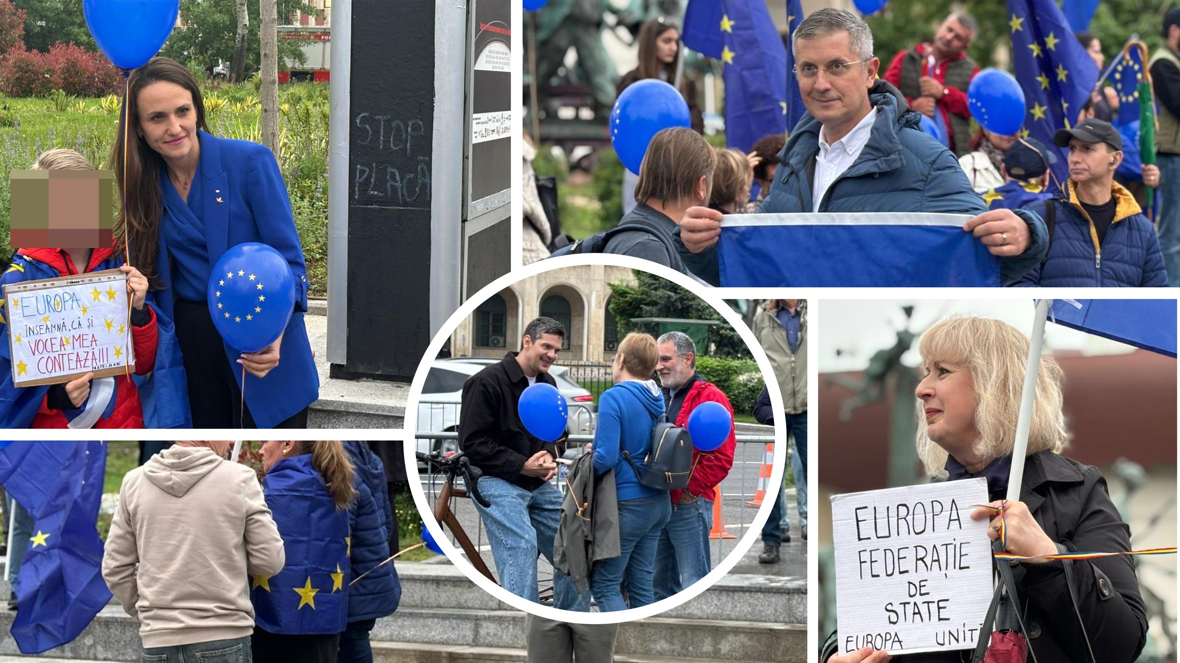 european. Sute de persoane au pornit spre Piața Victoriei