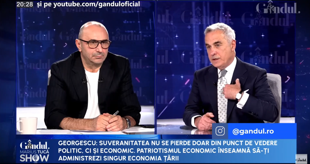 Călin Georgescu: „România este devorată la propriu de forțe extra-statale. Avem nevoie de un guvern responsabil care să lucreze doar pentru binele țării”