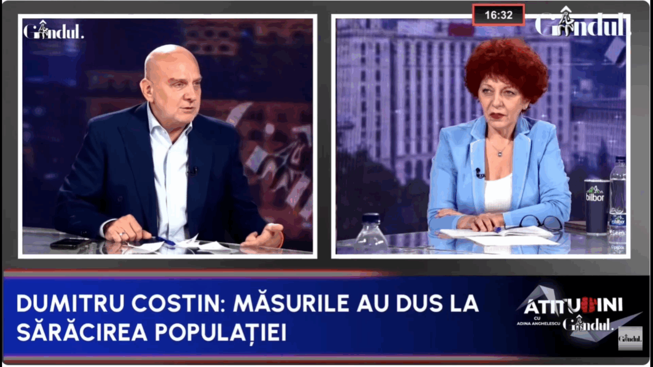 Dumitru Costin: „Veniturile fiscale nu rezolvat problema deficitului, pentru că toate aceste măsuri au dus, înainte de toate, la sărăcirea populației”