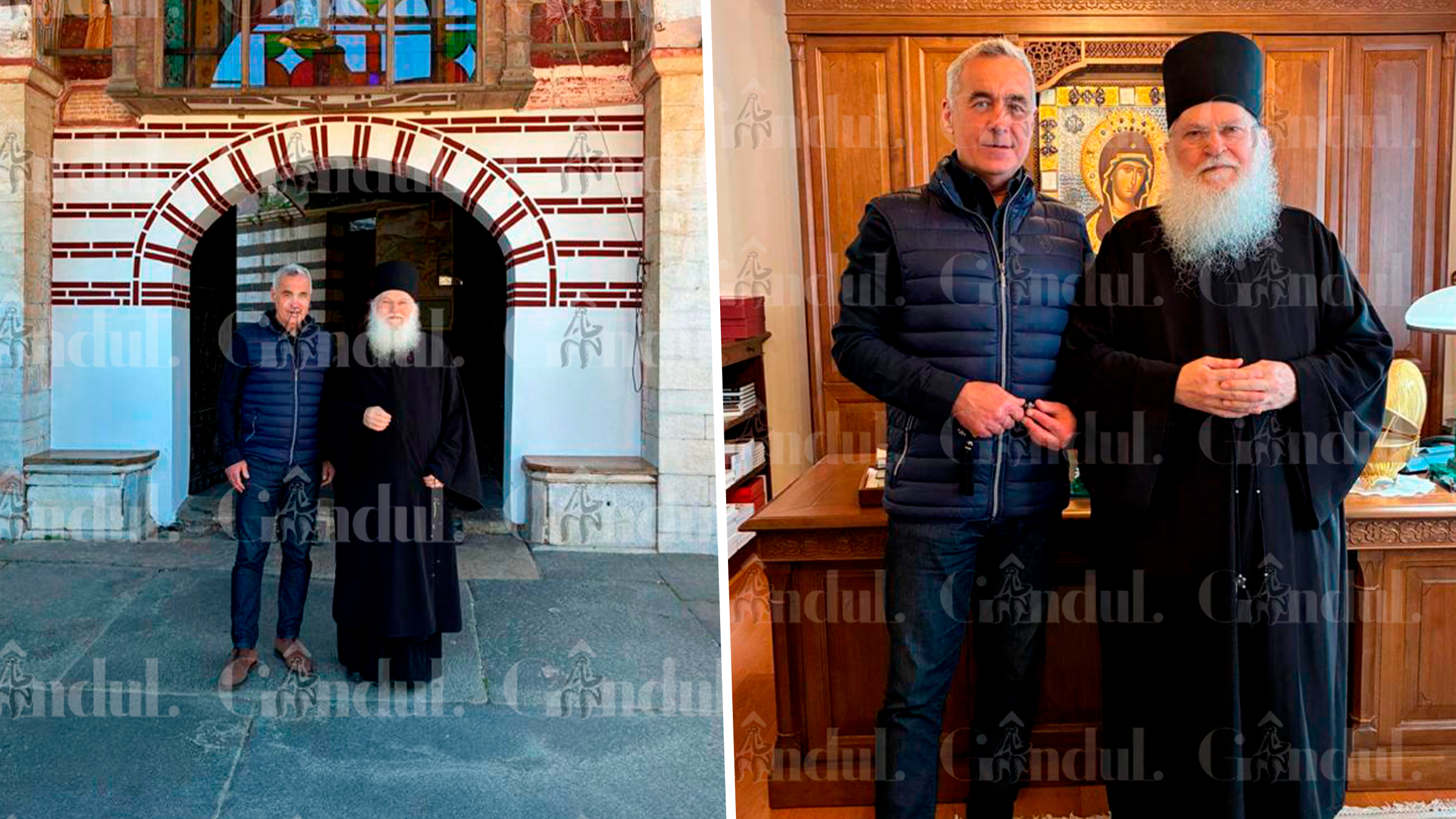 Călin Georgescu la Muntele Athos