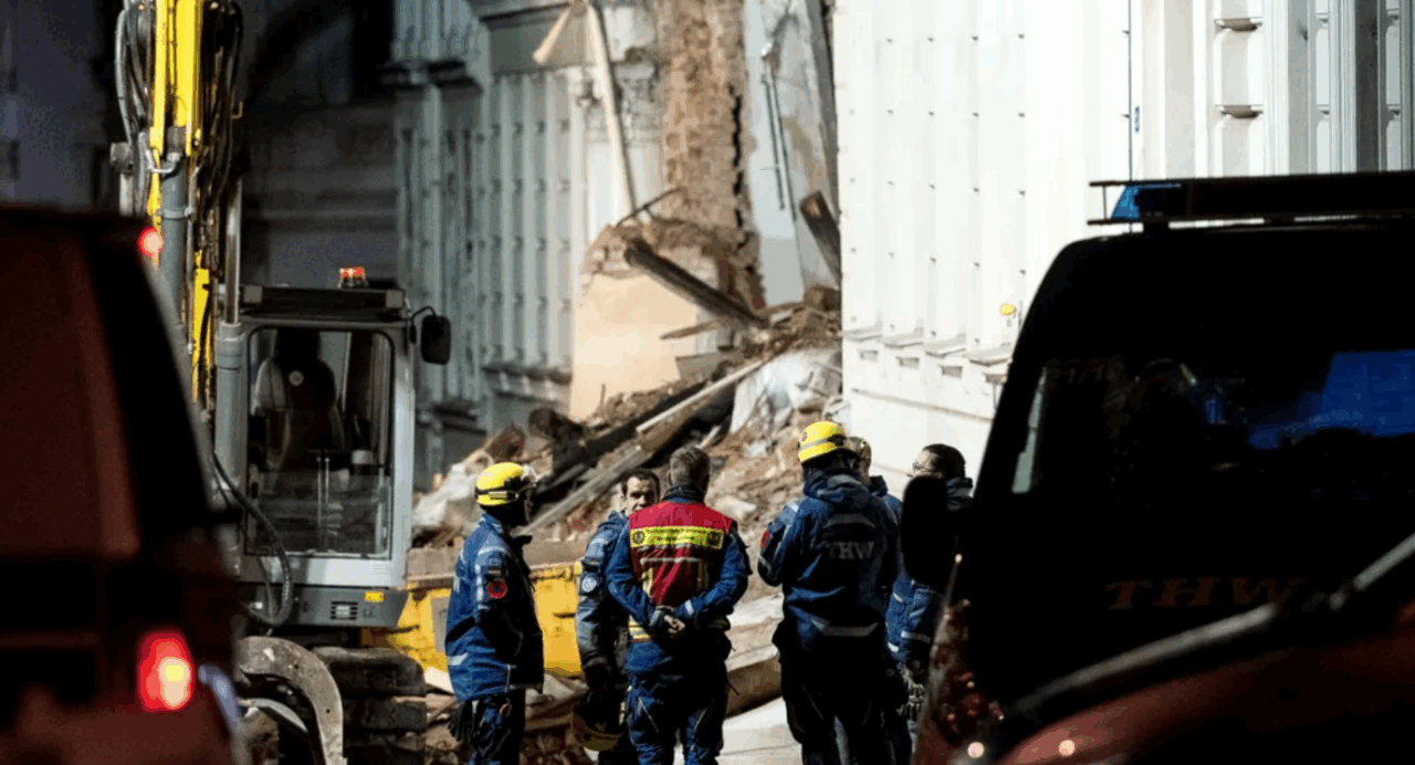 MAE confirmă decesul uneia dintre româncele prinse în ruinele clădirii prăbușite în Göerlitz