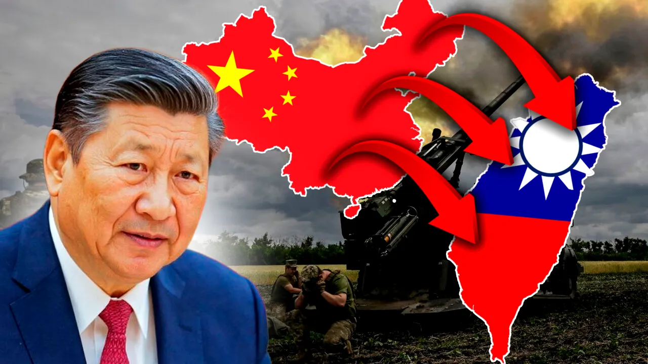 China desfășoară flotă masivă în jurul Taiwanului