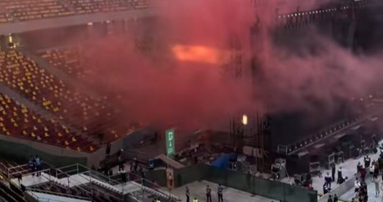 Incendiu la concertul lui Max Korzh de pe Arena Națională. Ce au transmis autoritățile