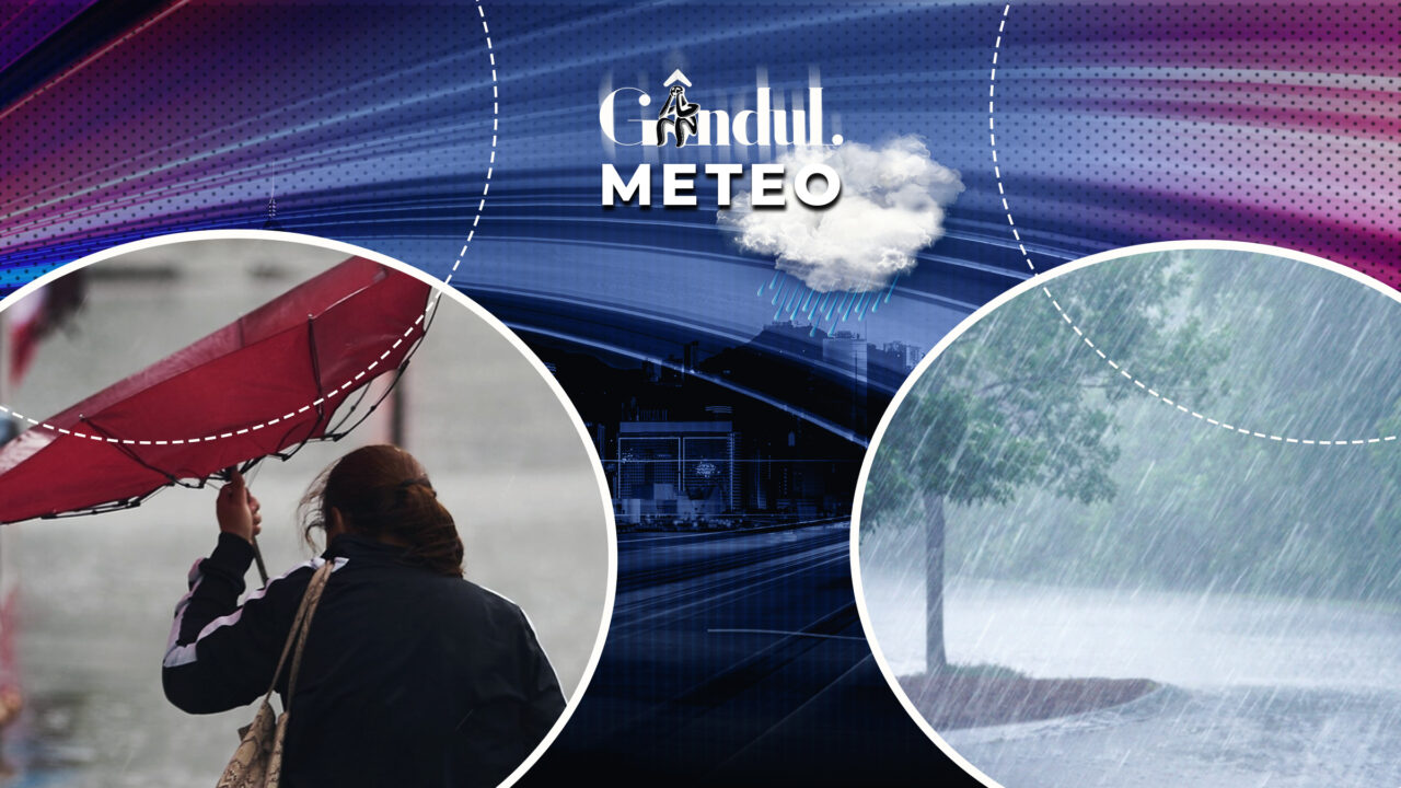 Avertisment al meteorologilor, instabilitate atmosferică accentuată. Unde va ploua torențial și unde va cădea grindină. ANM, informații de ultimă oră pentru Gândul