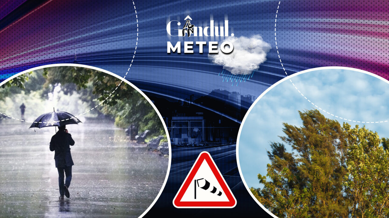 Avertisment al meteorologilor. Unde va ploua în averse și unde va cădea grindină. ANM, informații în exclusivitate pentru Gândul