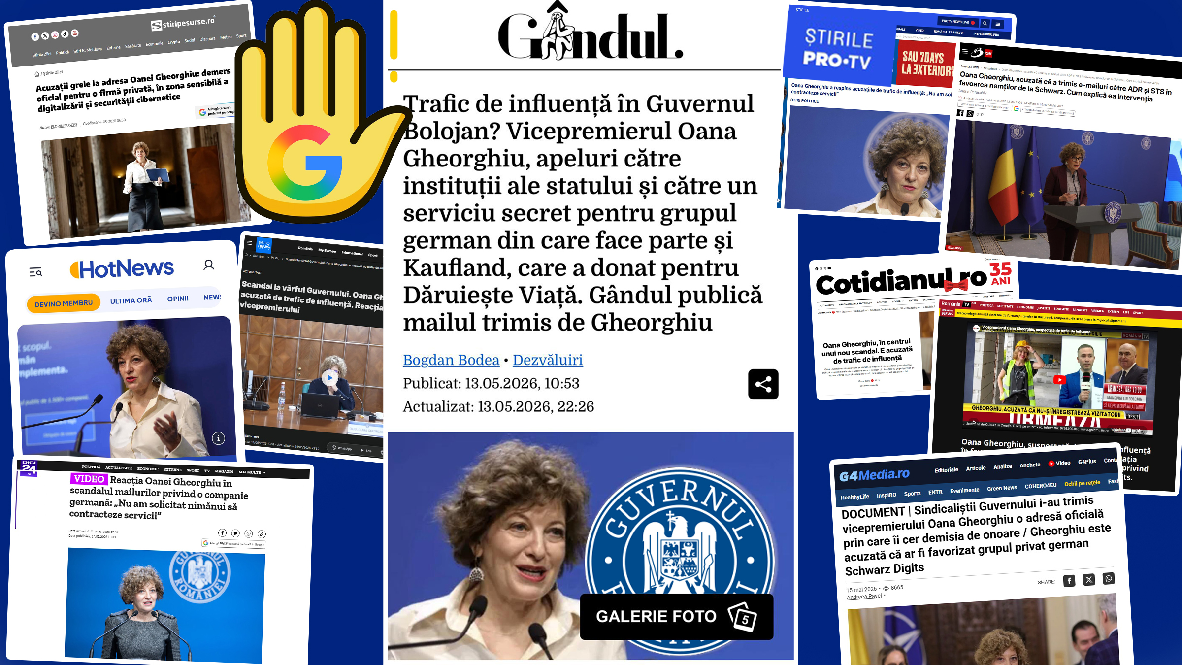 a făcut scut pentru Oana Gheorghiu, în scandalul „traficului de influență”