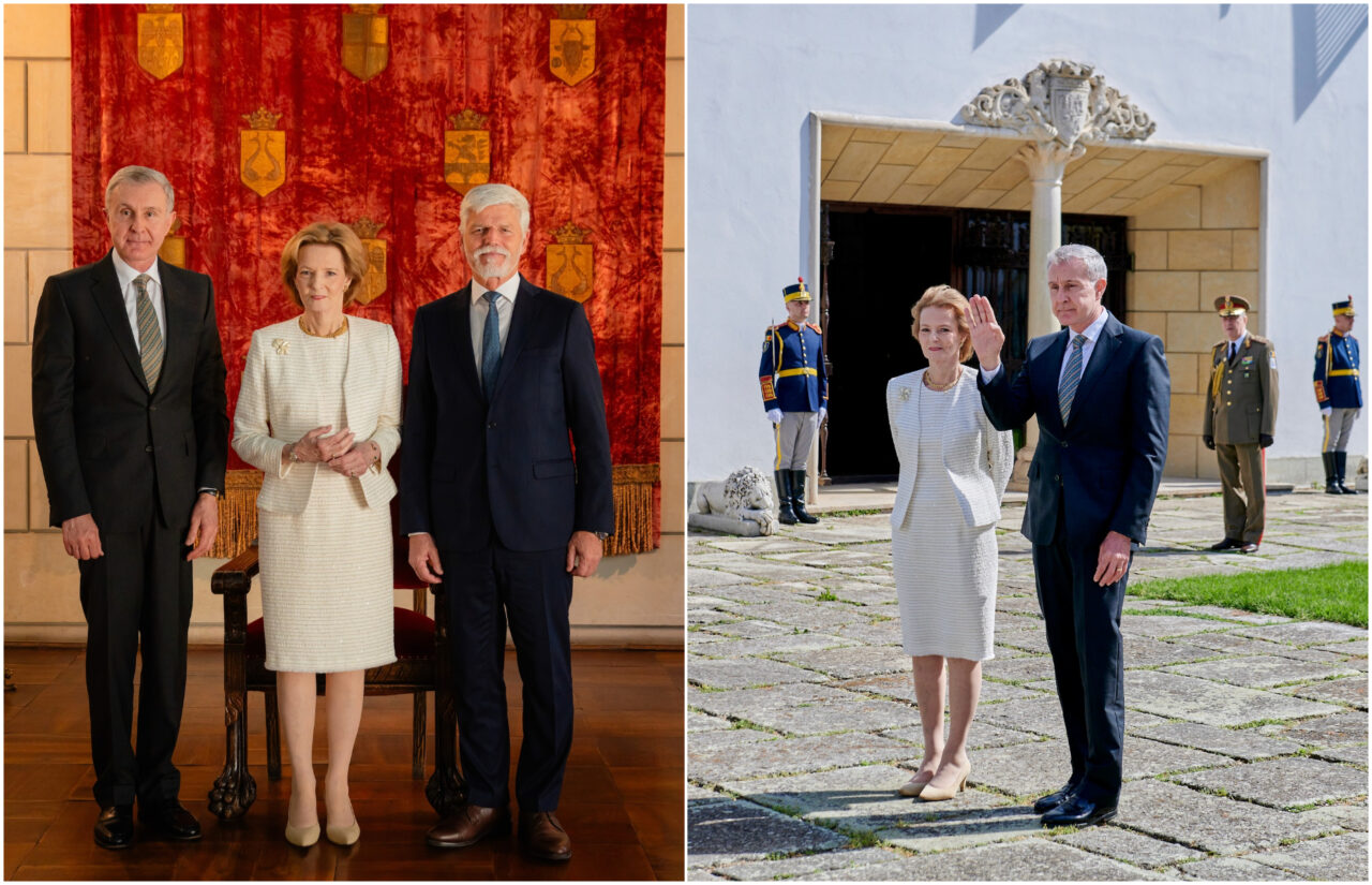 Președintele Cehiei, oaspetele Familiei Regale a României. Ce discuții au purtat în Salonul Alb de la Palatul Elisabeta