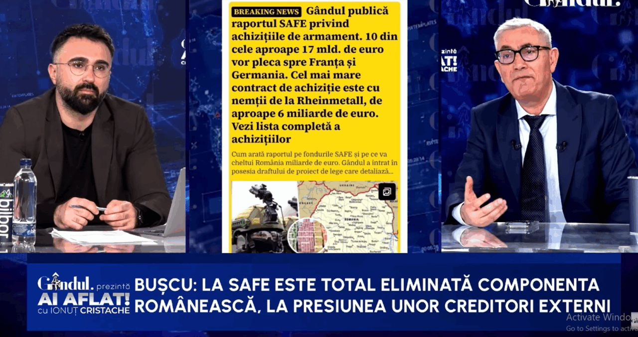 SAFE, nu foarte safe pentru industria noastră de apărare. Doru Bușcu: Tot ce era mare, brut, blindatele se puteau face în România