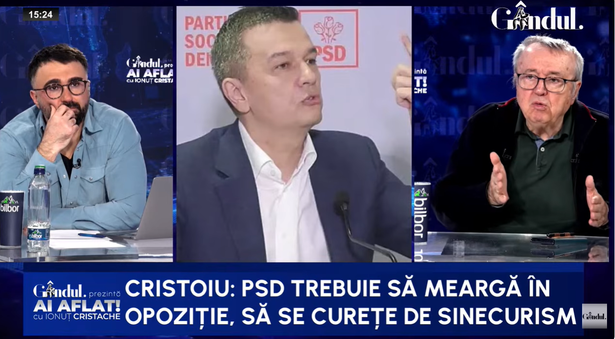 Cristoiu vede în Lia Olguța Vasilescu salvarea PSD. Social-democrații sunt într-un punct critic în istoria de 36 de ani a partidului