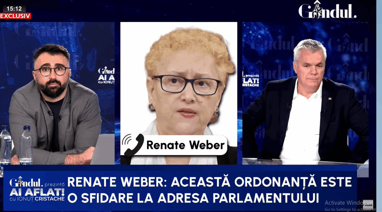 Avocatul Poporului, Renate Weber, face o dezvăluire care zguduie Curtea Constituțională: Avem ordonanțe din 2021 care nu au termen de judecare la CCR
