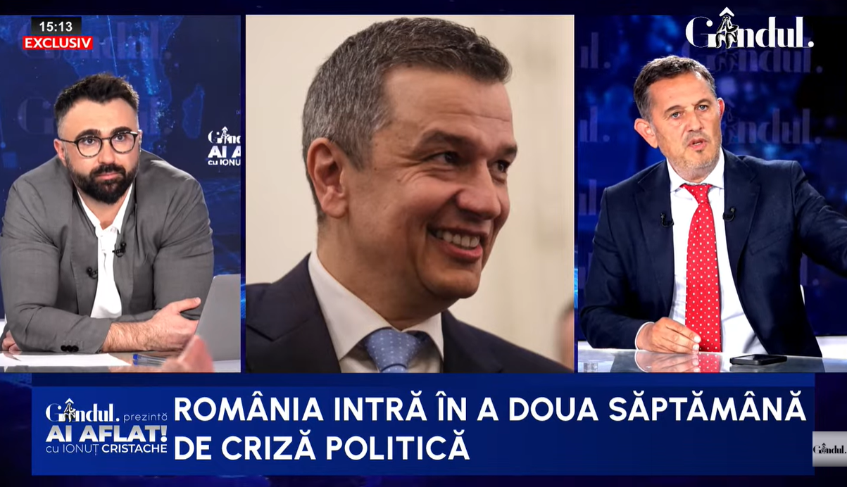 Gheorghe Piperea recomandă alegeri anticipate: Presiunea morală ar trebui să conteze pentru niște politicieni care se respectă