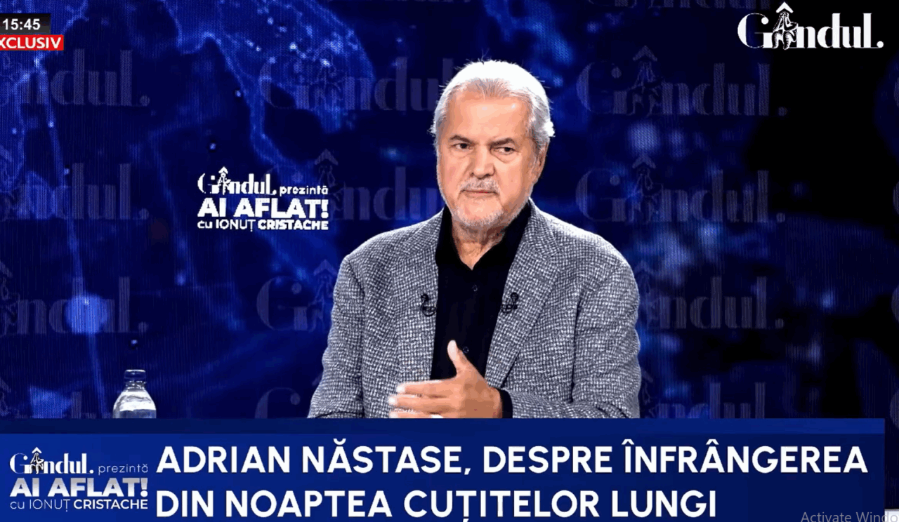 Năstase, dezvăluire în premieră despre “noaptea cutitelor lungi”: O să-ți spun ceva ce nu am spus niciodată public/La telefon Băsescu
