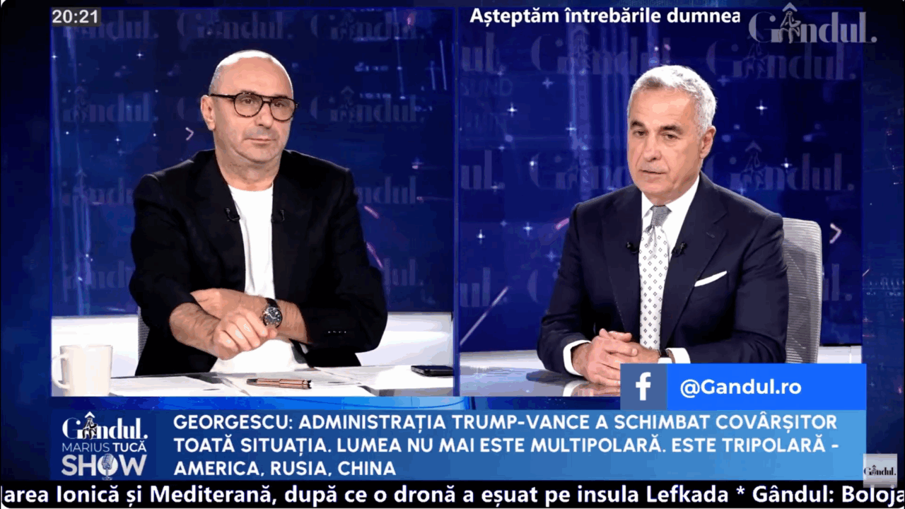 Călin Georgescu: „În urma Summitului Trump-Xi deja sunt stabiliți termenii păcii, iar aceștia vor fi puși foarte curând în aplicare în Ucraina”