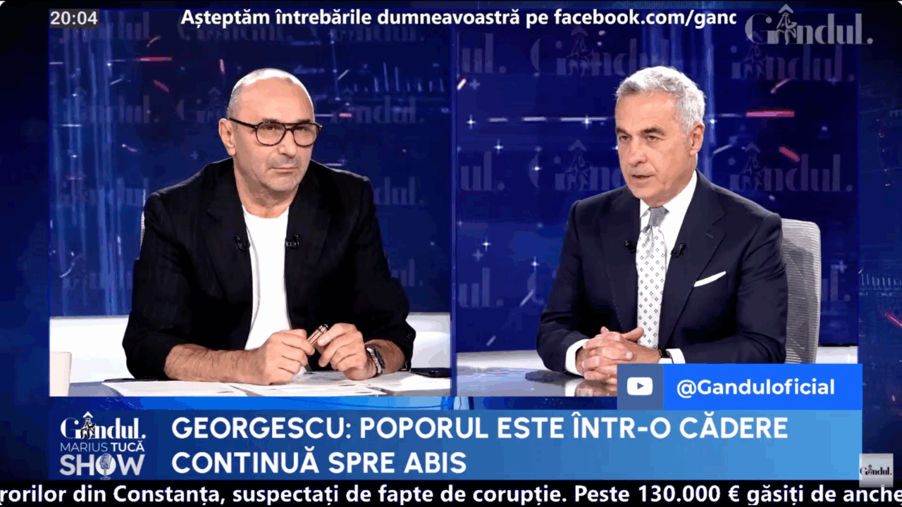 Călin Georgescu: „Am trecut printr-o fraudă morală care a otrăvit societatea românească”