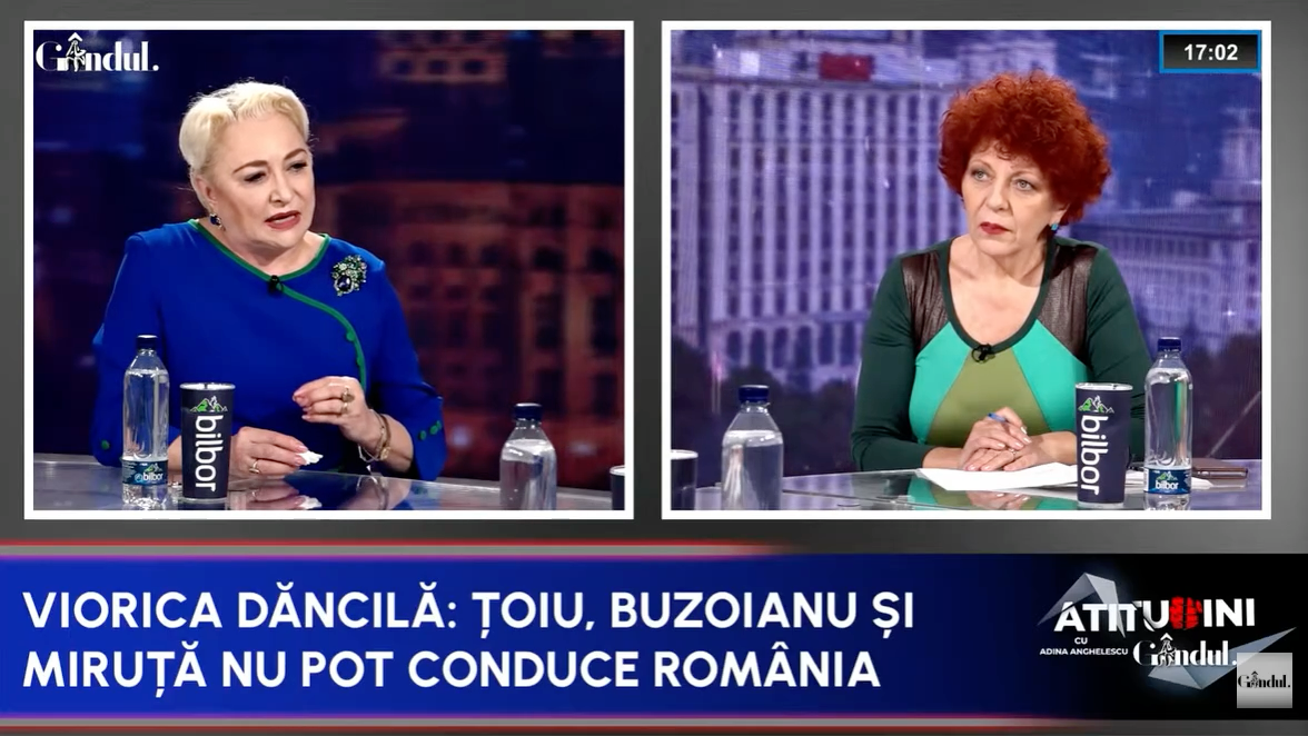 România nu își mai permite experimente politice. Viorica Dăncilă: „Ce să faci cu Țoiu, Buzoianu și Miruță? Oamenii aceștia nu pot conduce țara.”