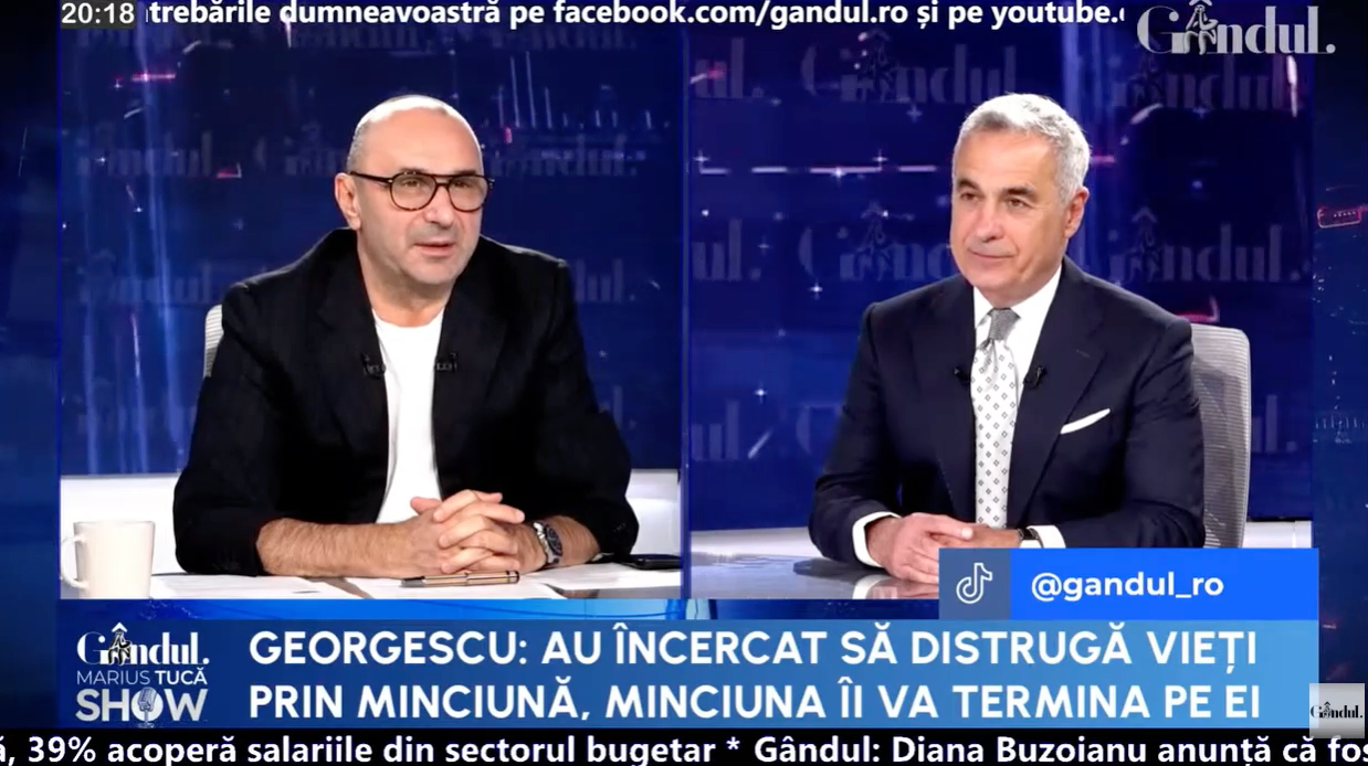 Călin Georgescu: „Nu am avut un sprijin din partea Serviciilor Secrete. Am avut destul de multe șicane în studenție. Nu am fost membru de partid”